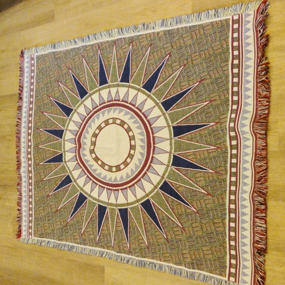 Other - Double Sided Weaved Throw Blanket